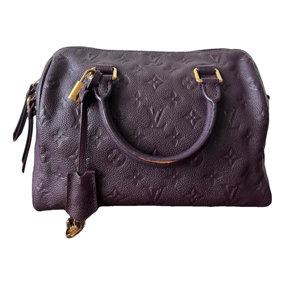 *SOLD* Louis Vuitton Speedy Bandoulière 25 Empreinte - Raisin (Aubergine) color